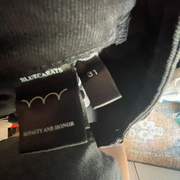 ✨Nwt✨ BLUECARATS denim *distressed noir - SIZE 31 - Picture 9 of 14